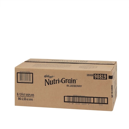 Kelloggs Kellogg's Nutri-Grain Blueberry Cereal Bar 1.55 oz. Packet, PK96 3800090819